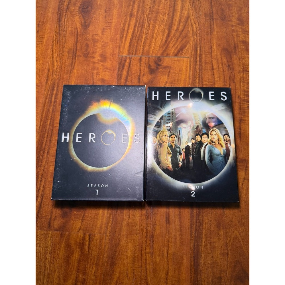 HEROES - Season 1-2 - (DVD, 2007-08) - Many Bonus Features - 11 DISCS - NBC